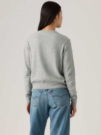 Levi's Cardigan Gri Deschis Relaxed Femei [3]