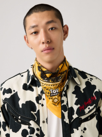 BARBATI - Levi's Esarfa Rosu/Galben  Barbati