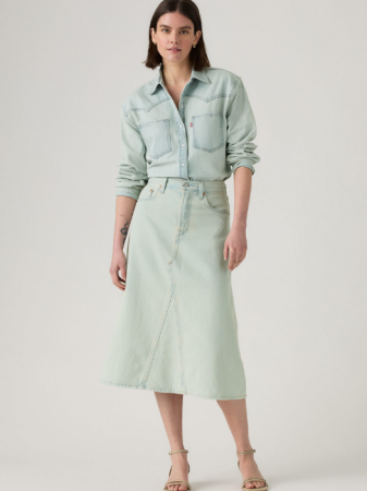 Fuste - Levi's Fusta Maro Inchis Hight Rise Femei