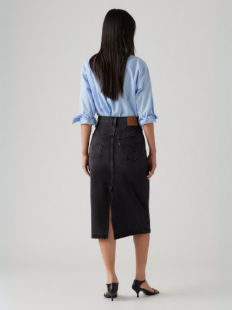 Levi's Fusta Gri Inchis Hight Rise Femei [1]