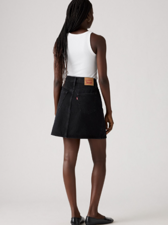 Levi's Fusta Gri Inchis Mid Rise Femei [2]