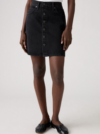 Levi's Fusta Gri Inchis Mid Rise Femei [4]