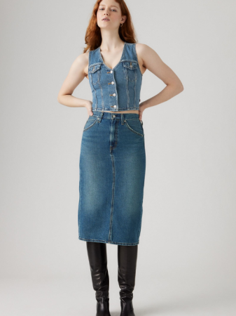 Levi's Юбка Indigo Hight Rise [1]