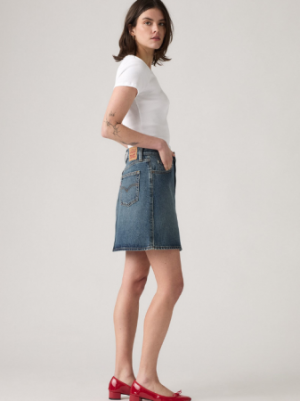 Levi's Fusta Navy Mid Rise Femei [1]