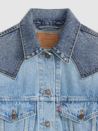 Levi's Sacou Albastru Slim Femei [4]