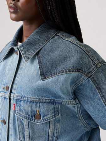 Levi's Sacou Albastru Slim Femei [2]