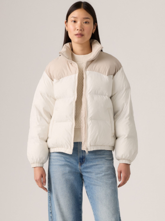 Geci si Jachete - Levi's Geaca Alba/Bej Regular Femei