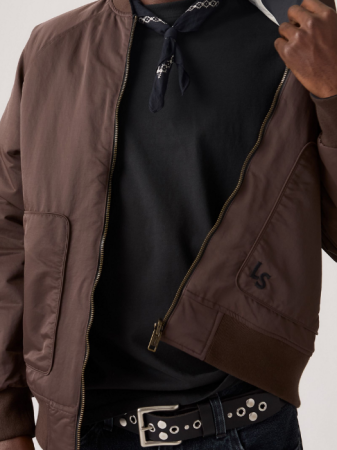 Levi's Куртка Alb/Negru Regular [4]