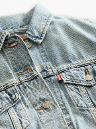 Levi's Geaca Albastra Deschisa Slim Femei [7]