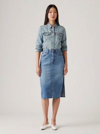 Levi's Geaca Albastra Deschisa Slim Femei [3]