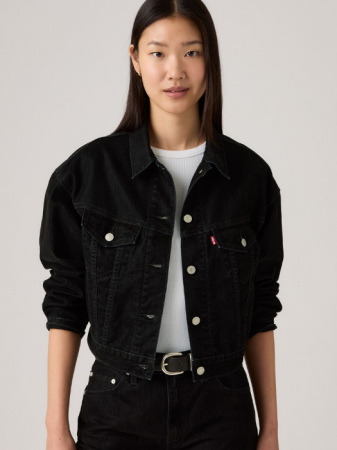 Levi's Sacou Negru Slim Femei [1]