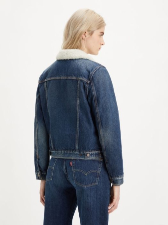 Levi's Geaca Albastra Slim Femei [1]