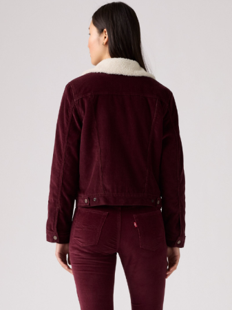 Levi's Женская Куртка Бордо Slim [3]