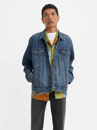 Geci si Jachete - Levi's Geaca Albastra Standard Barbati