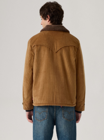 Levi's Мужская Куртка Коричневая Regular [3]