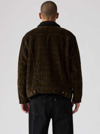Levi's Мужская Куртка Коричневая Relaxed [3]