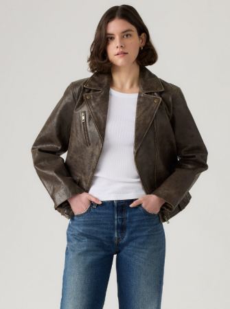 Geci si Jachete - Levi's Geaca Cafenie Slim Femei