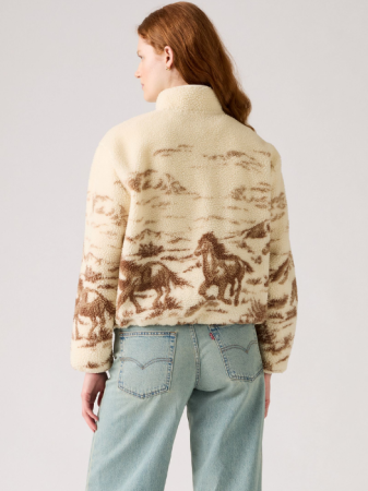 Levi's Geaca Cafeniu/Crem Regular Femei [3]