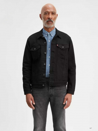 Куртки и Жакеты - Levi's Мужская Куртка Чёрная Regular