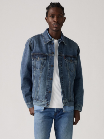 Geci si Jachete - Levi's Geaca Navy Relaxed Barbati