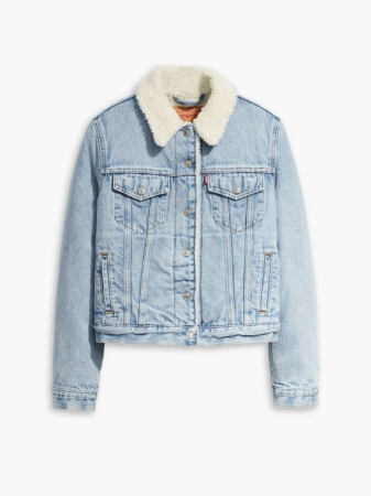 Levi's Geaca Albastra Deschisa Slim Femei [3]