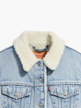 Levi's Geaca Albastra Deschisa Slim Femei [2]