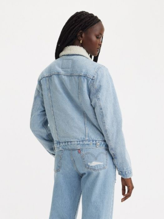 Levi's Geaca Albastra Deschisa Slim Femei [1]