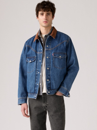Geci si Jachete - Levi's Geaca Navy Relaxed Barbati