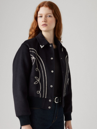 Levi's Geaca Neagra Regular Femei [1]