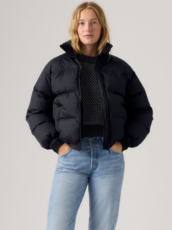 Geci si Jachete - Levi's Geaca Neagra Regular Femei