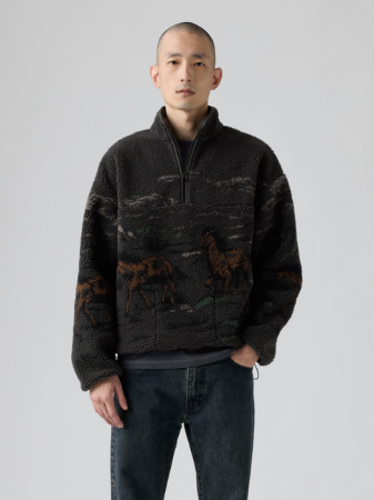 BARBATI - Levi's Geaca Neagra Relaxed Barbati