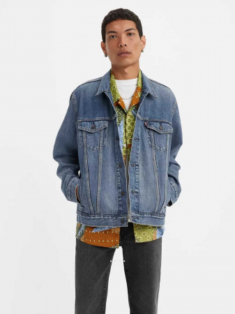 Geci si Jachete - Levi's Geaca Albastra Regular Barbati