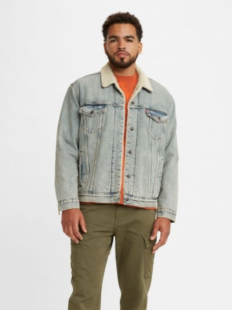 BARBATI - Levi's Geaca Albastra Regular Barbati