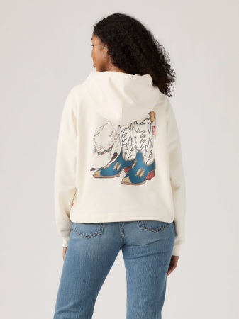 Levi's Hanorac Alb Relaxed Femei [3]