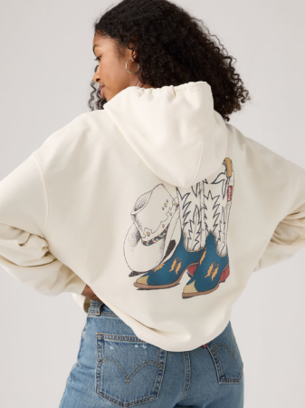 Levi's Hanorac Alb Relaxed Femei [2]