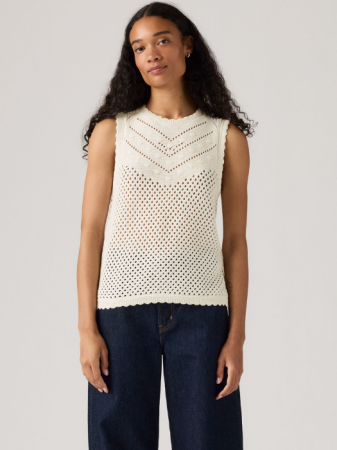 FEMEI - Levi's Maiou Alb Regular Femei