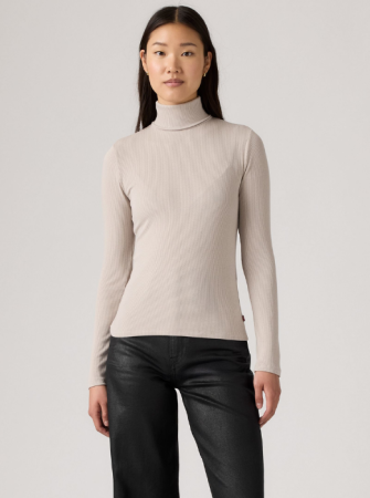 ЖЕНЩИНЫ - Levi's Женская Водолазка Серая Slim