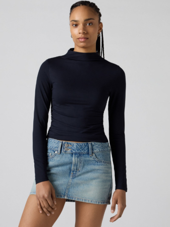 Levi's Женская Водолазка Чёрная Regular [1]