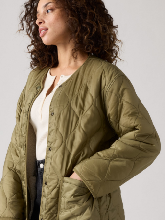 Levi's Женское Манто хаки Regular [2]