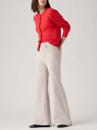 Levi's Pantaloni Bej Ribcage Femei [4]