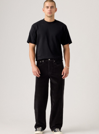 BARBATI - Levi's Pantaloni Negri Baggy Barbati