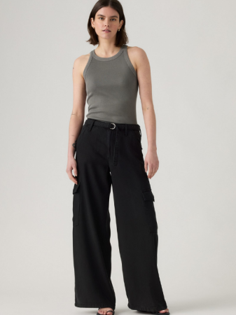 Pantaloni - Levi's Pantaloni Negri Baggy Femei