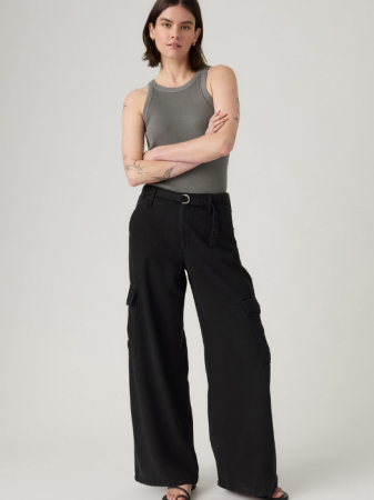 Levi's Pantaloni Negri Baggy Femei [1]