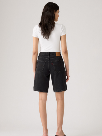 Levi's Pantaloni Scurti Negri Baggy Femei [2]