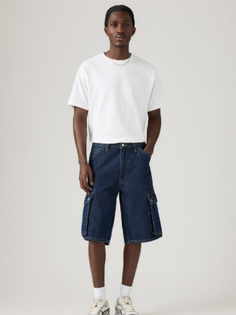 Levi's Pantaloni Scurti Albastri Baggy Barbati [3]