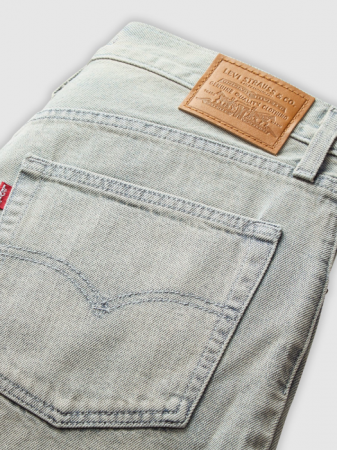 Levi's Pantaloni Scurti Albastri Deschisi Baggy Femei [5]