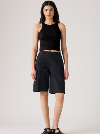 Levi's Pantaloni Scurti Navy Baggy Femei [3]