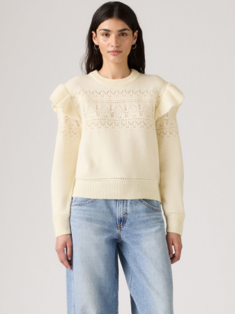 Pulovere si Cardigane - Levi's Pulover Crem Regular Femei