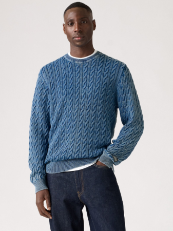 Pulovere si Cardigane - Levi's Pulover Albastru Relaxed Barbati