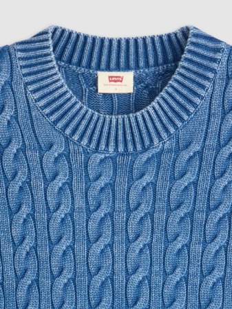 Levi's Pulover Blue Relaxed Femei [4]